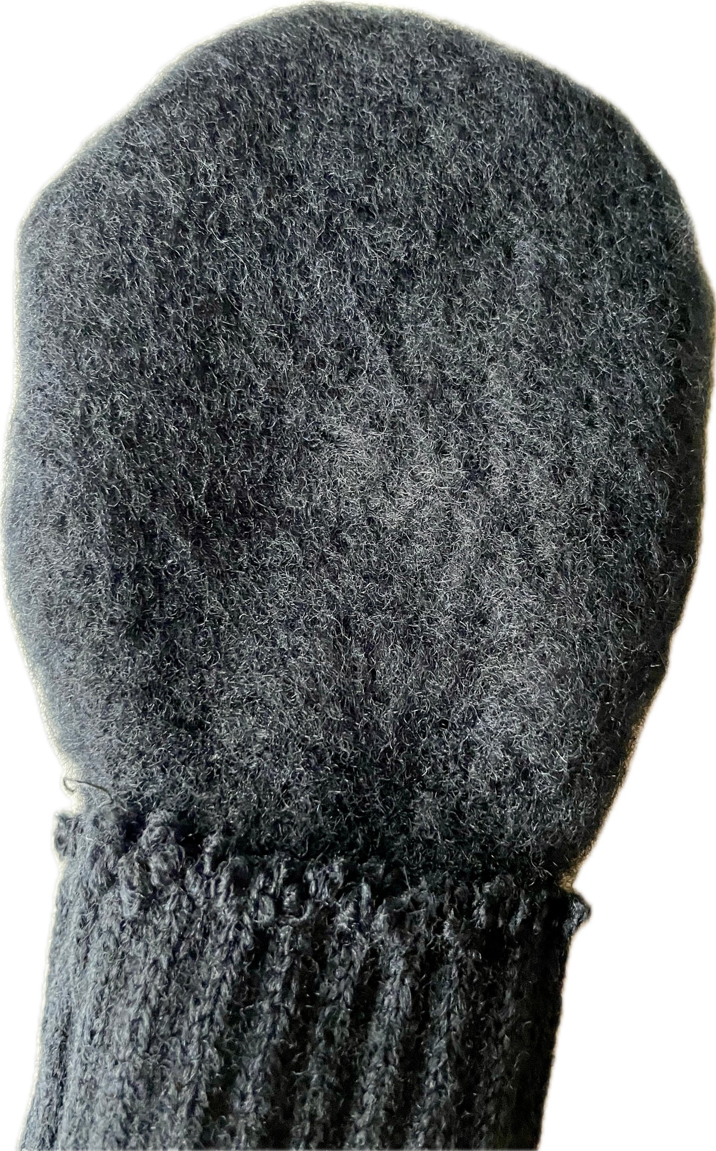 Rumlii Børnevanter SORT One-Size 1-4 år 70% uld