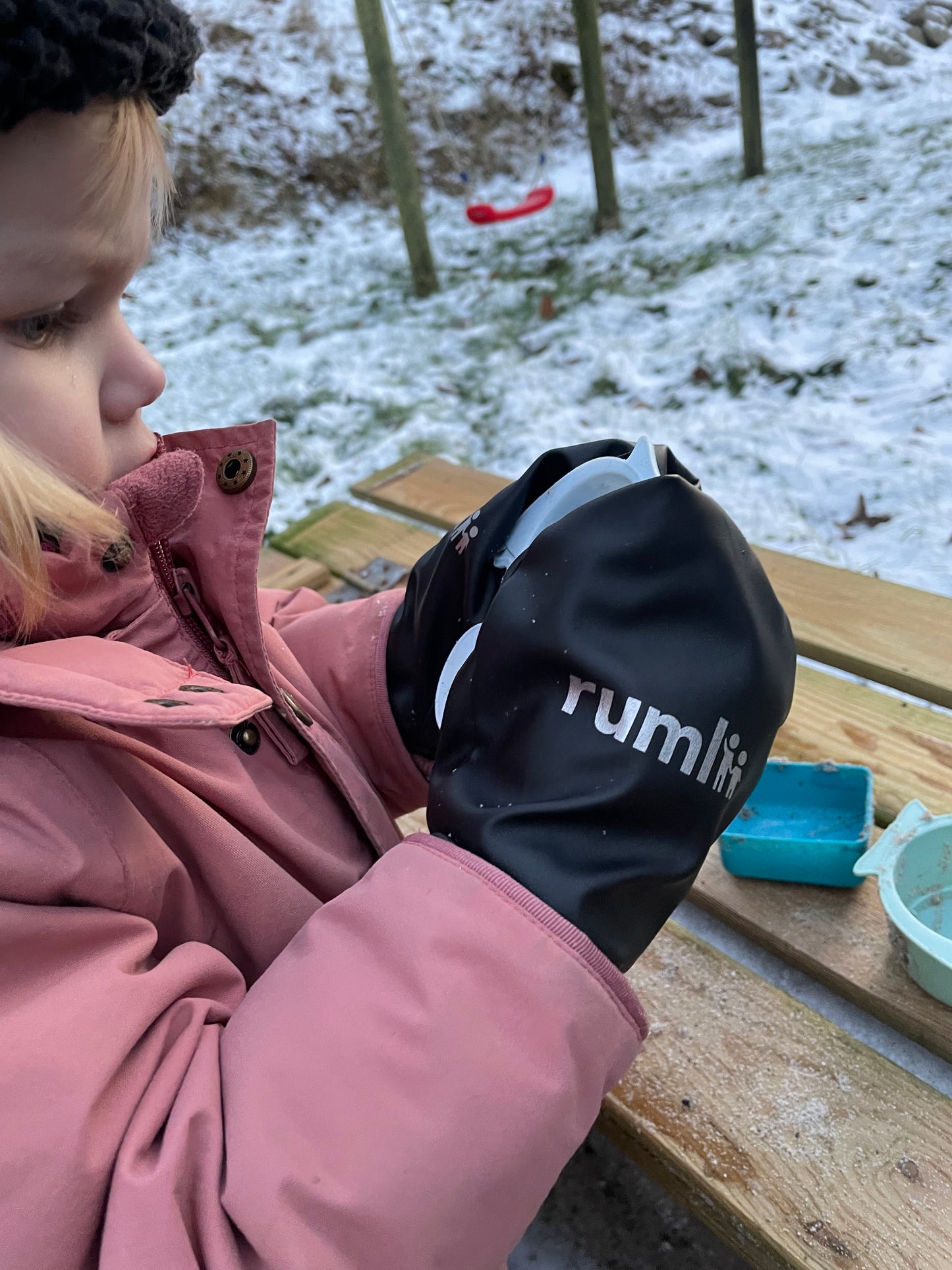 rumlii vandtætte overtræksvanter - one-size / 1-4 år